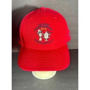 New Era 59FIFTY US Open 2014 Pinehurst No2 Hat Red Fitted 7 1/8 Golf Cap